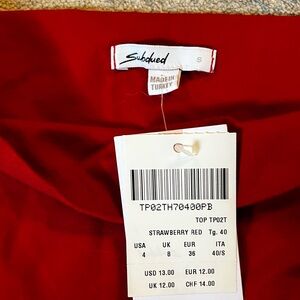 Subdued tube top size 4